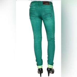 One Green Elephant | green Memphis skinny jeans | size 6